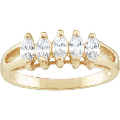 "Tempest" Marquise Birthstone Kids Ring