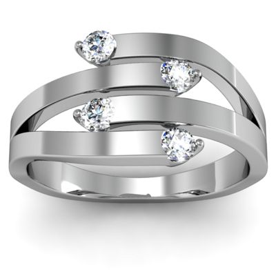 "Connection" Interwoven Birthstone Daughters Ring