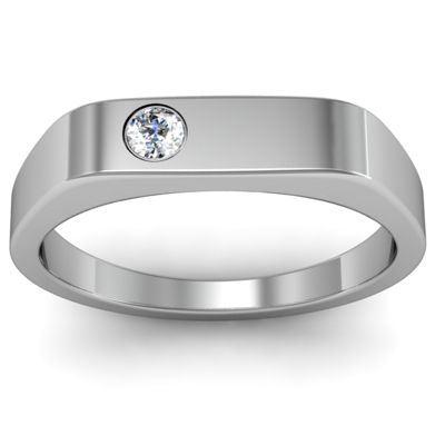 "Soliloquy" Single Birthstone and Name Daughters Ring