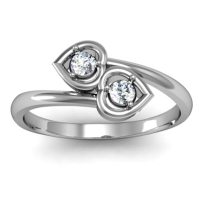 Double Heart Bypass Couples Ring