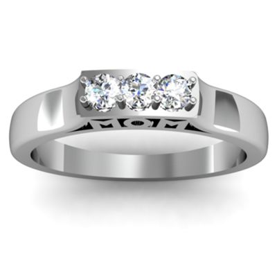 Three Birthstone MOM Ring
