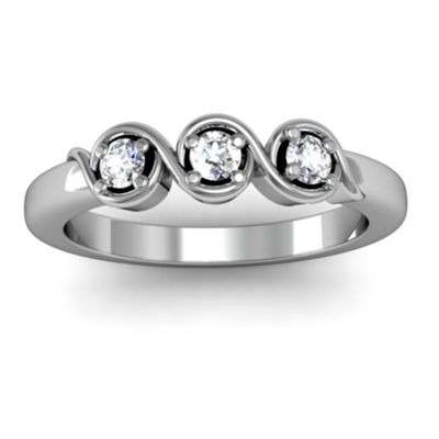Triple Wave  Daughters Ring