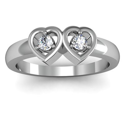 Kissing Hearts  Daughters Ring