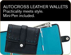 Autocross Leather Wallets