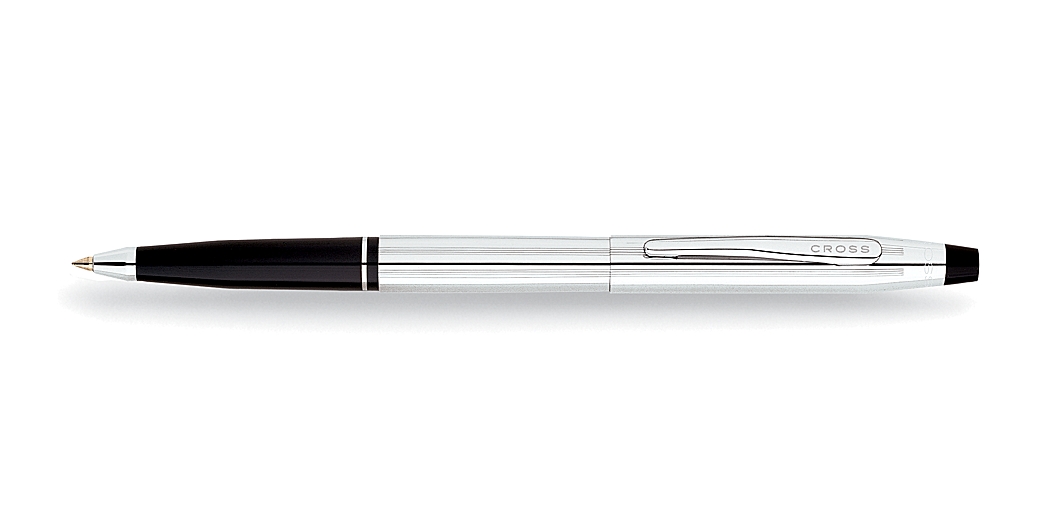 Classic Century Wide Girth Chrome and Black Selectip Rolling Ball Pen