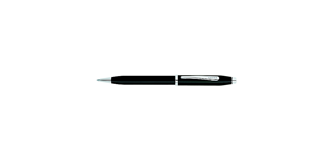 Century II Black Lacquer with Chrome Ballpoint Pen