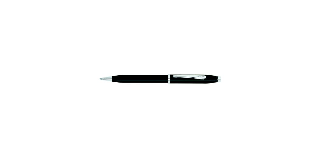Century II Black Lacquer with Chrome Ballpoint Pen