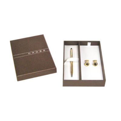 Product image for Century Classic 10 Karat Walzgold Kugelschreiber mit Conical Manschettenknöpfen 