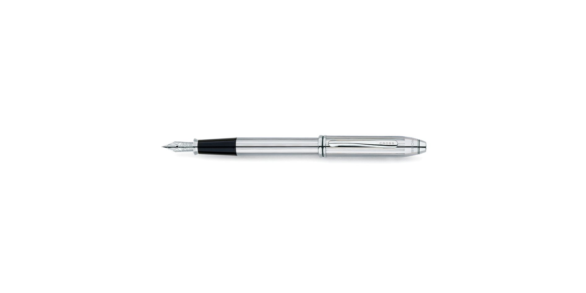 Townsend Lustrous Chrome Fountain Pen