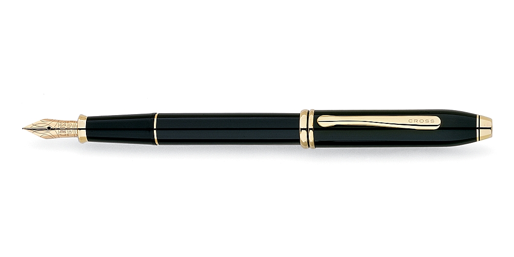 Townsend Black Lacquer Fountain Pen