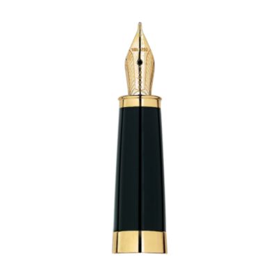 Product image for Plumin de Oro de 18 quilates con anillo dorado