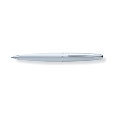 A two-texture treatment in chrome: a subtle new satin finish combined with smooth, ultra-brilliant chrome plated appointments accentuate the sleek lines of the ATX Matte Chrome ball-point pen.