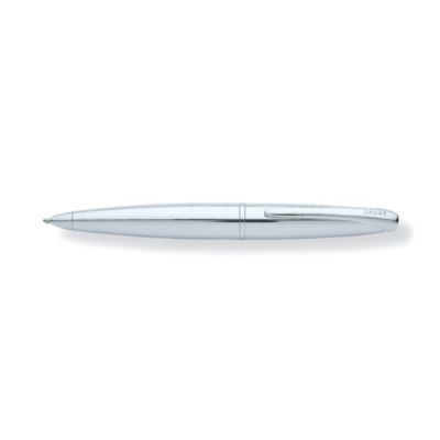 Super-smooth chrome finish, polished to perfection and reflecting the contemporary fashion for modern metals. The ATX Pure Chrome ball-point pen features polished chrome plated appointments.
