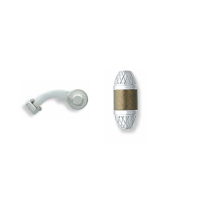Product image for Crosslinks Manschettenknöpfe - Autocross Leder Bronze / Rhodiumplattiert