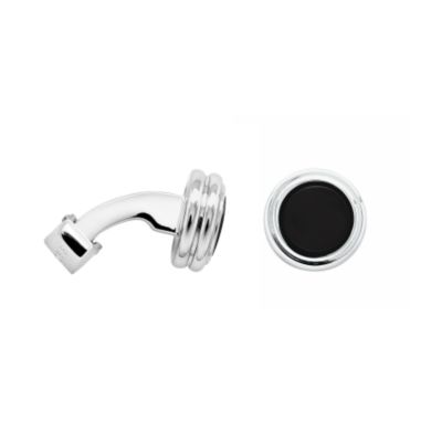 Product image for Classic Glanzend Zwarte Manchetknopen