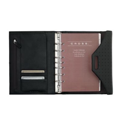 Product image for Agenda de tamaño intermedio con bolígrafo Autocross - Negro