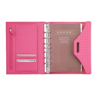 Product image for Agenda Autocross taille moyenne avec stylo - Rose