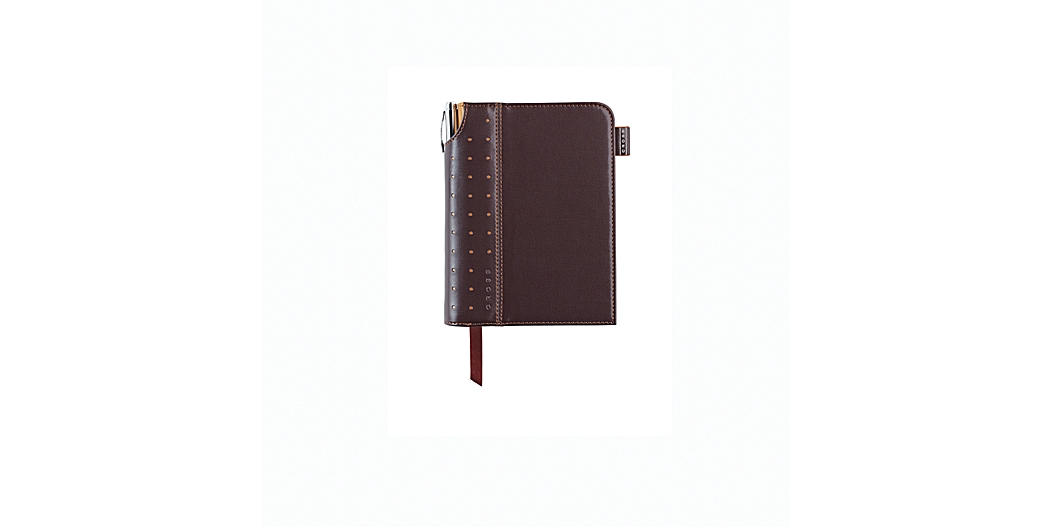Small Brown Signature Journal with Pen