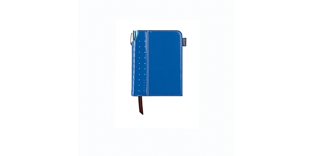 Small Blue Signature Journal with Pen