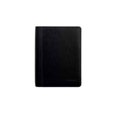 Full-Grain Smooth Black Leather Personal Agenda