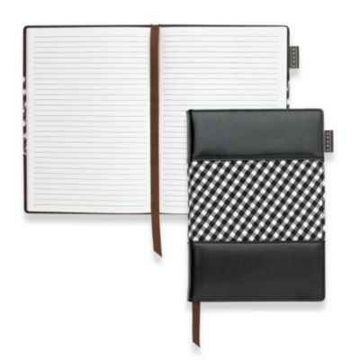 Product image for Mittleres Journal in schwarzem Gingham - A5