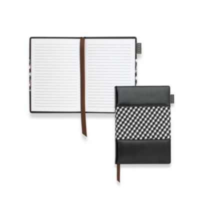 Product image for Kleines Journal in schwarzem Gingham - A6
