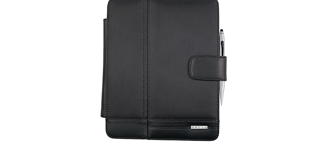 iPad Case with Chrome Tech2 Dual-Function Stylus Pen