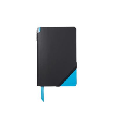Keep it all together with our collection of Cross Jotzone journals in classic black accented with a splash of color. Each journal features a flexible cover, an elastic angled closure, and a ribbon to mark your page.