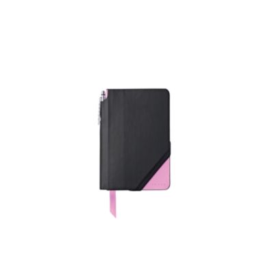 Keep it all together with our collection of Cross Jotzone journals in classic black accented with a splash of color. Each journal features a flexible cover, an elastic angled closure, and a ribbon to mark your page. Inside, you'll find 160 lined pages, ea