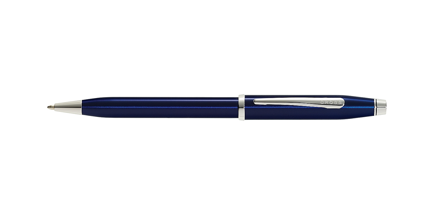 Century II Translucent Blue Lacquer Ballpoint Pen