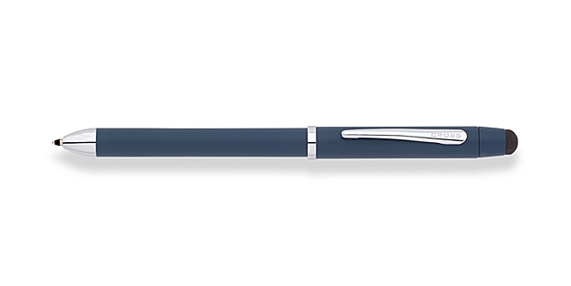 Tech3+ Satin Blue Multi-Function Pen