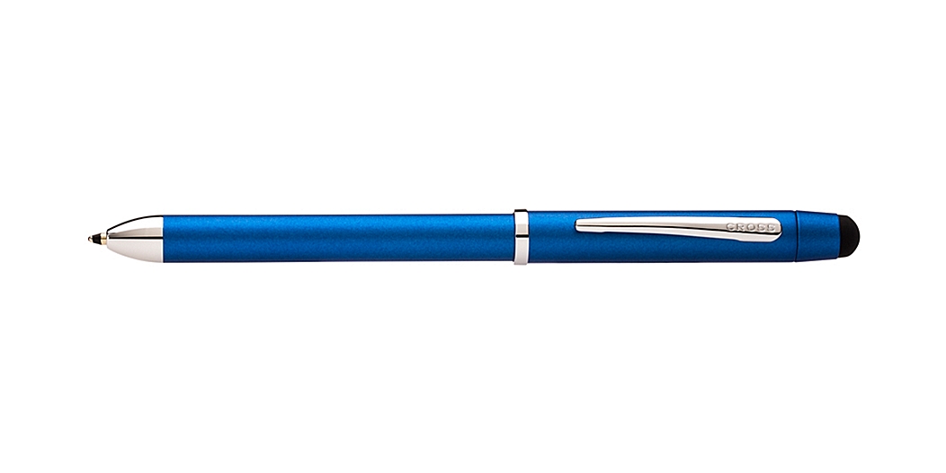Tech 3+ Metallic Blue Multi-Function Pen