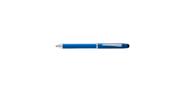 Tech 3+ Metallic Blue Multi-Function Pen