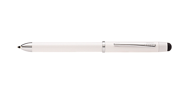  Tech 3+ Pearl White Multi-Function Pen