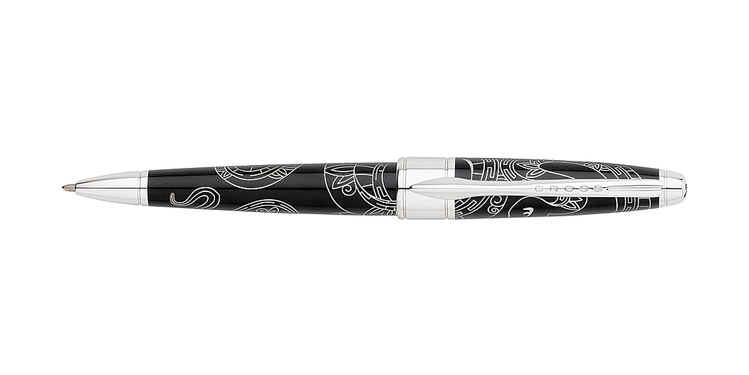 YEAR OF THE SNAKE Black Lacquer Ballpoint Pen