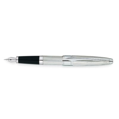Apogee® Executive Sterling/Platinum Vulpen - Brede Penpunt