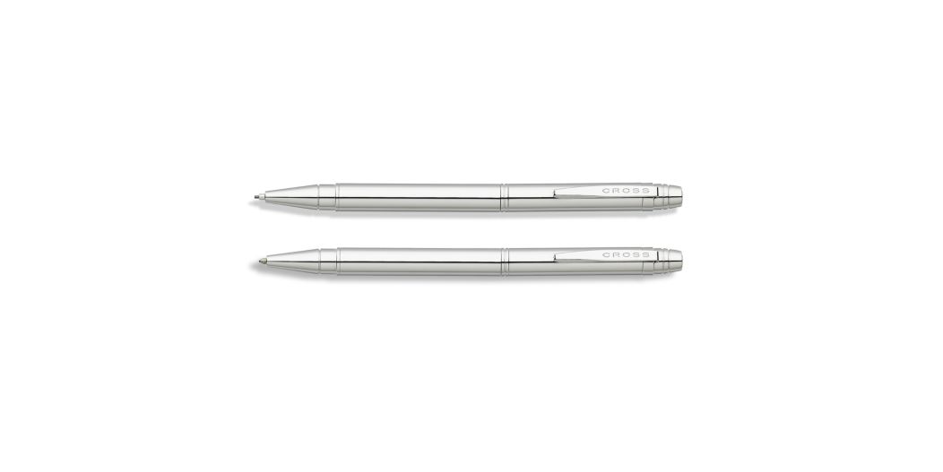 Helios Chrome Ball Pen & Pencil Set