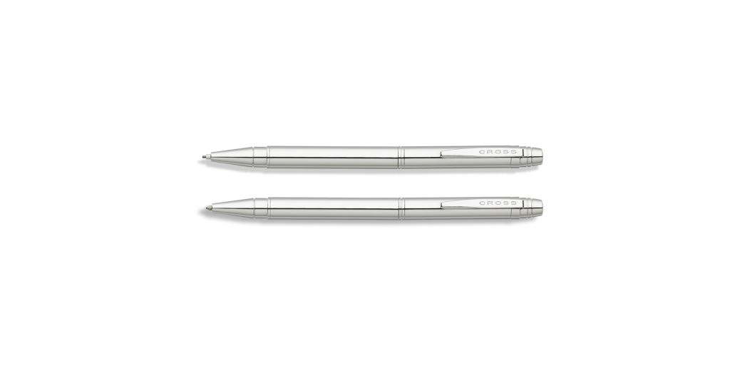 Helios Chrome Ball Pen & Pencil Set