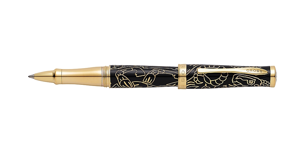Year of the Goat Black Lacquer Rollerball Pen