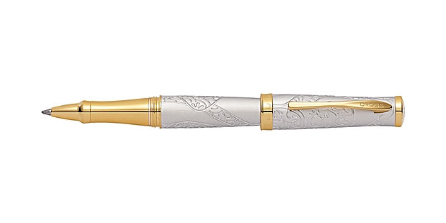 Year of the Monkey Brushed Platinum Plate Rollerball Pen
