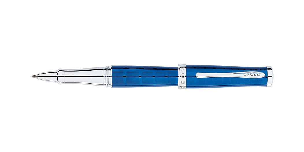 Sauvage Azurite Blue/Crocodile Pattern Selectip Rolling Ball Pen