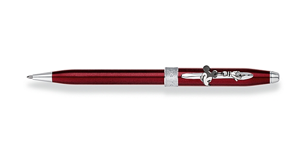 Cross Sentiment Red Lacquer Ballpoint Pen - Disney Special Edition