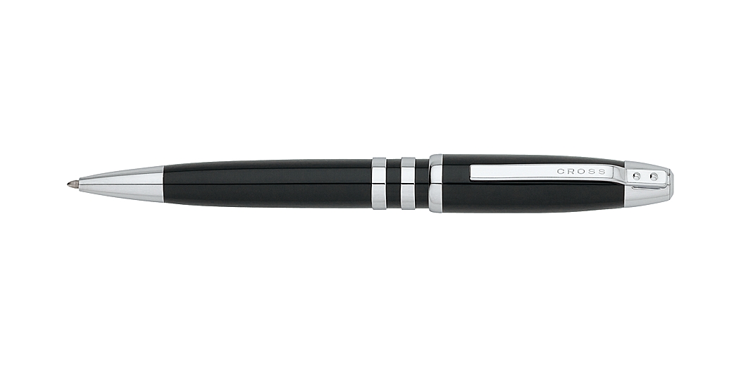 Mason Black Lacquer Ball Pen with 3 Refills