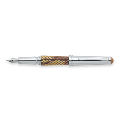Product image for Pluma Estilográfica Cross Torero de Piel grabada de serpiente Diamante del Desierto