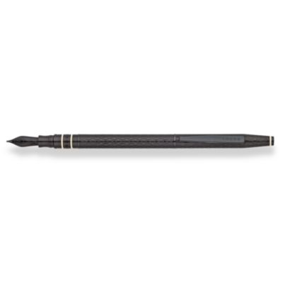 Stylo plume Spire Noir Caviar avec une plume taille en or massif 750/1000eme