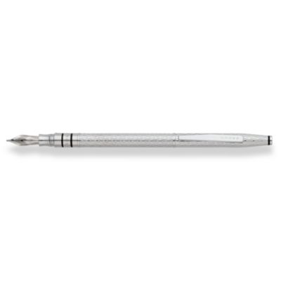 Product image for Icy Chroom Spire vulpen met een massief 18kt gouden rodium plated penpunt