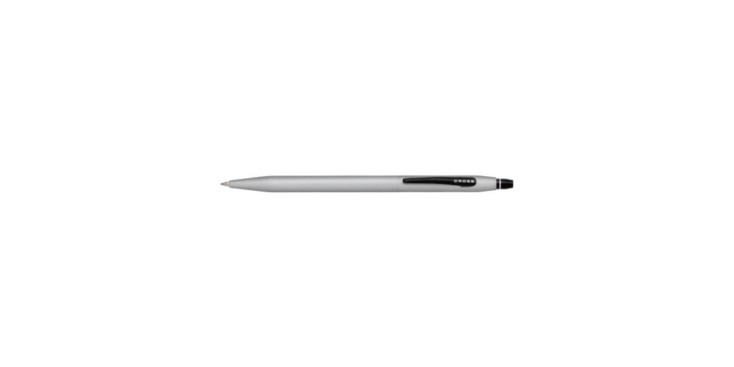  Click Pure Satin Chrome Gel Ink Pen