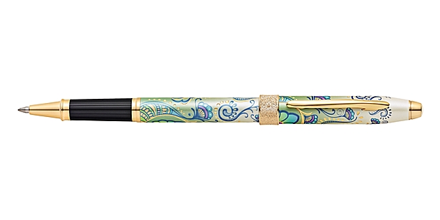 Botanica Green Daylily Rolling Ball Pen