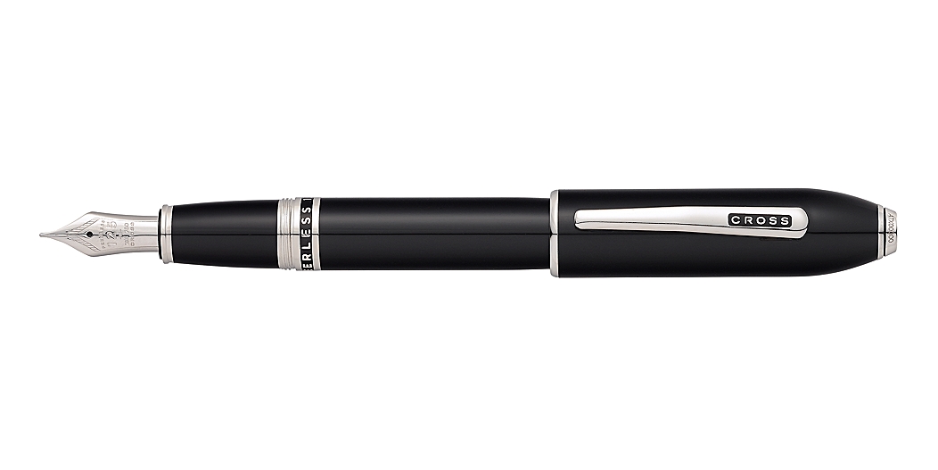 Peerless 125 Obsidian Black Lacquer Fountain Pen