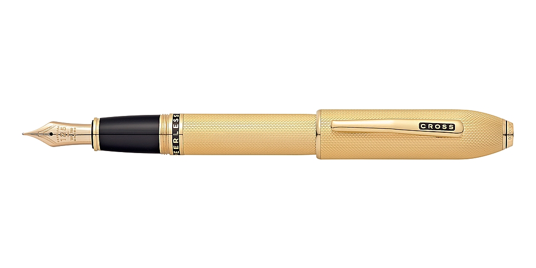 Peerless 125 23KT Heavy Gold Plate Fountain Pen